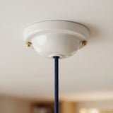 Rosone in ceramica smaltata — Ø 130 mm / Bianco