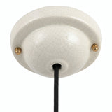 Rosone in ceramica smaltata — Ø 130 mm / Effetto craquelé