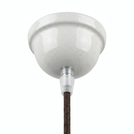 Rosone in ceramica smaltata — Ø 75 mm / Effetto craquelé
