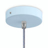 Rosone cilindrico in metallo, Ø 120 mm — Conico in termoplastica / Azzurro cielo