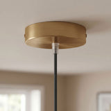 Rosone cilindrico in metallo, Ø 120 mm — Conico in termoplastica / Bronzo satinato