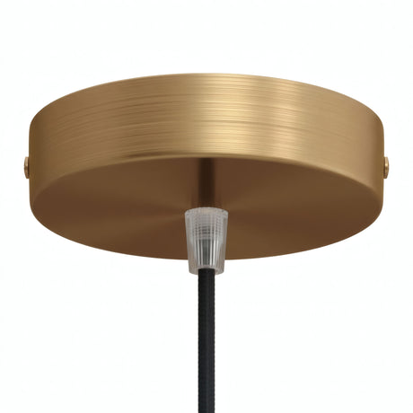 Rosone cilindrico in metallo, Ø 120 mm — Conico in termoplastica / Bronzo satinato