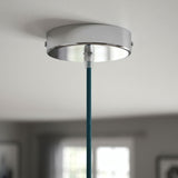 Rosone cilindrico in metallo, Ø 120 mm — Conico in termoplastica / Cromato