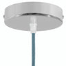 Rosone cilindrico in metallo, Ø 120 mm — Conico in termoplastica / Cromato