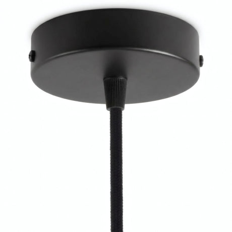 Rosone cilindrico in metallo, Ø 120 mm — Conico in termoplastica / Nero