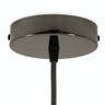 Rosone cilindrico in metallo, Ø 120 mm — Conico in termoplastica / Perla nera