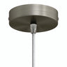 Rosone cilindrico in metallo, Ø 120 mm — Conico in termoplastica / Titanio satinato