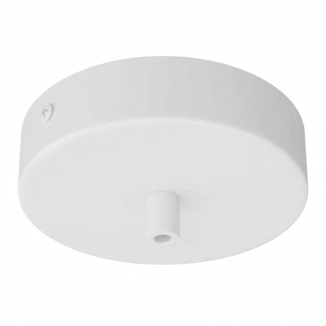 Rosone cilindrico in metallo, Ø 120 mm — Cilindrico in metallo / Bianco opaco