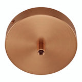 Rosone cilindrico in metallo, Ø 120 mm — Cilindrico in metallo / Rame satinato
