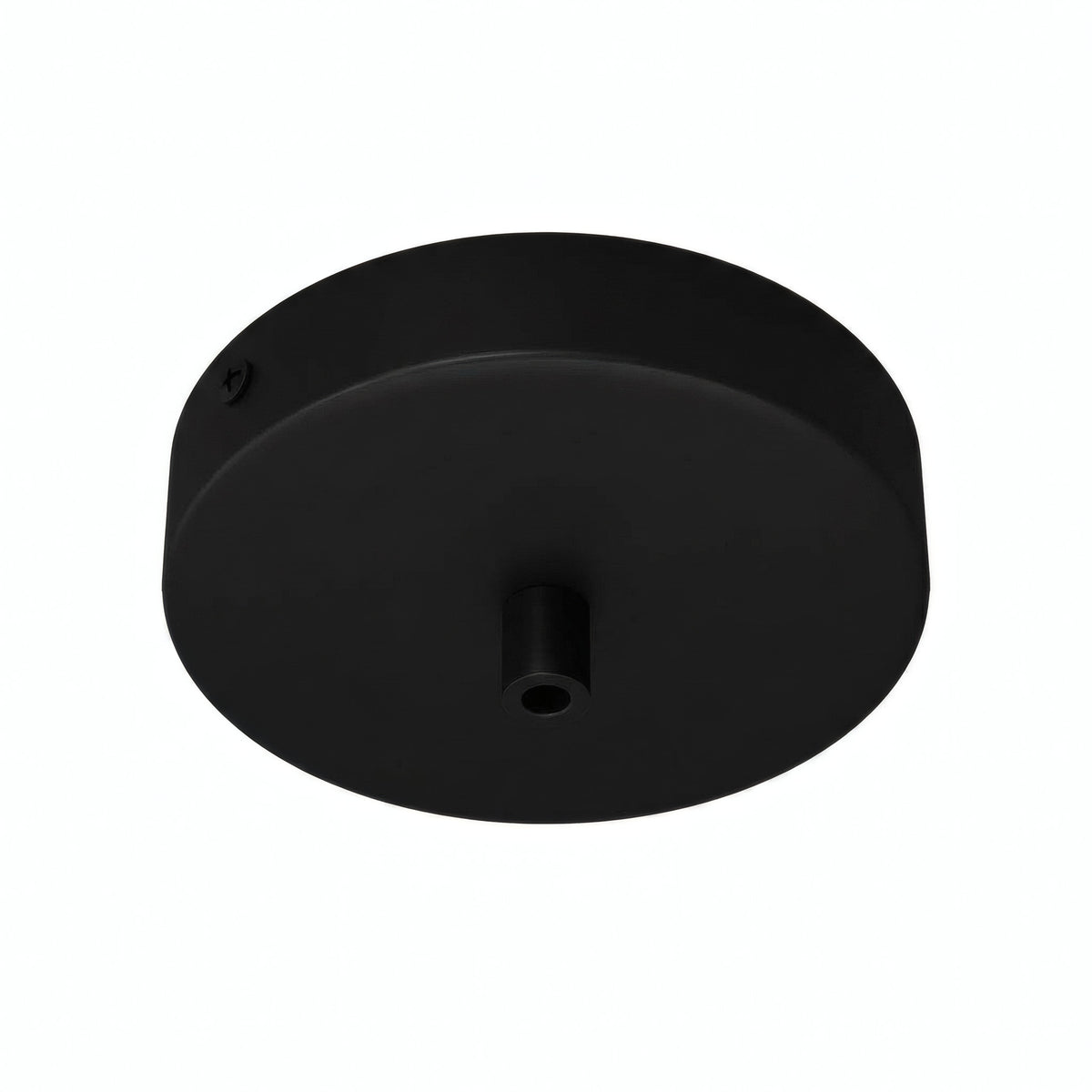 Rosone cilindrico in metallo, Ø 120 mm — Cilindrico in metallo / Nero