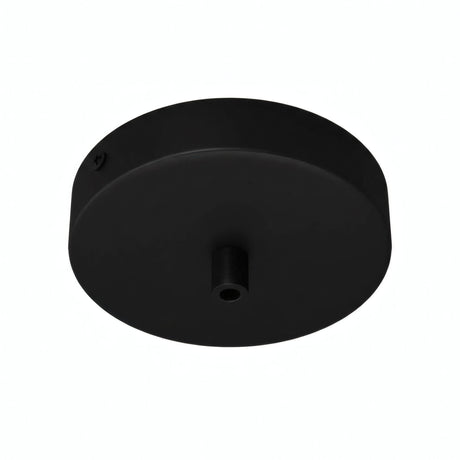 Rosone cilindrico in metallo, Ø 120 mm — Cilindrico in metallo / Nero