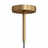 Rosone cilindrico in metallo con serracavo da 15 cm — Bronzo satinato