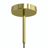 Rosone cilindrico in metallo con serracavo da 15 cm — Ottone