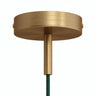 Rosone cilindrico in metallo con serracavo da 7 cm — Bronzo satinato