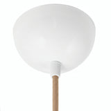 Rosone semisferico in metallo, Ø 100 mm — Bianco lucido