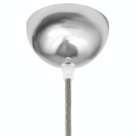 Rosone semisferico in metallo, Ø 100 mm — Cromato
