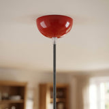 Rosone semisferico in metallo, Ø 100 mm — Rosso