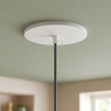 Rosone da incasso a filo, Ø 126 mm — Bianco opaco