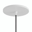 Rosone da incasso a filo, Ø 126 mm — Bianco opaco