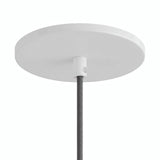 Rosone da incasso a filo, Ø 126 mm — Bianco opaco