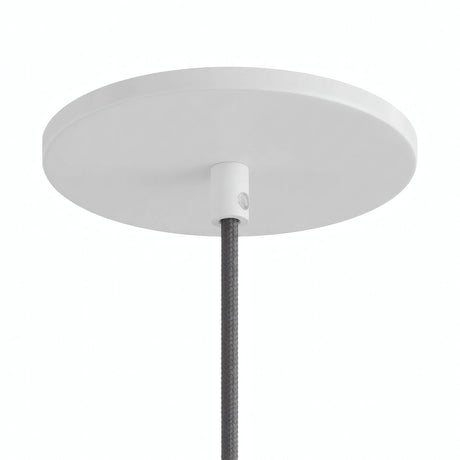 Rosone da incasso a filo, Ø 126 mm — Bianco opaco