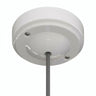 Rosone minimalista in porcellana, Ø 100 mm — Bianco