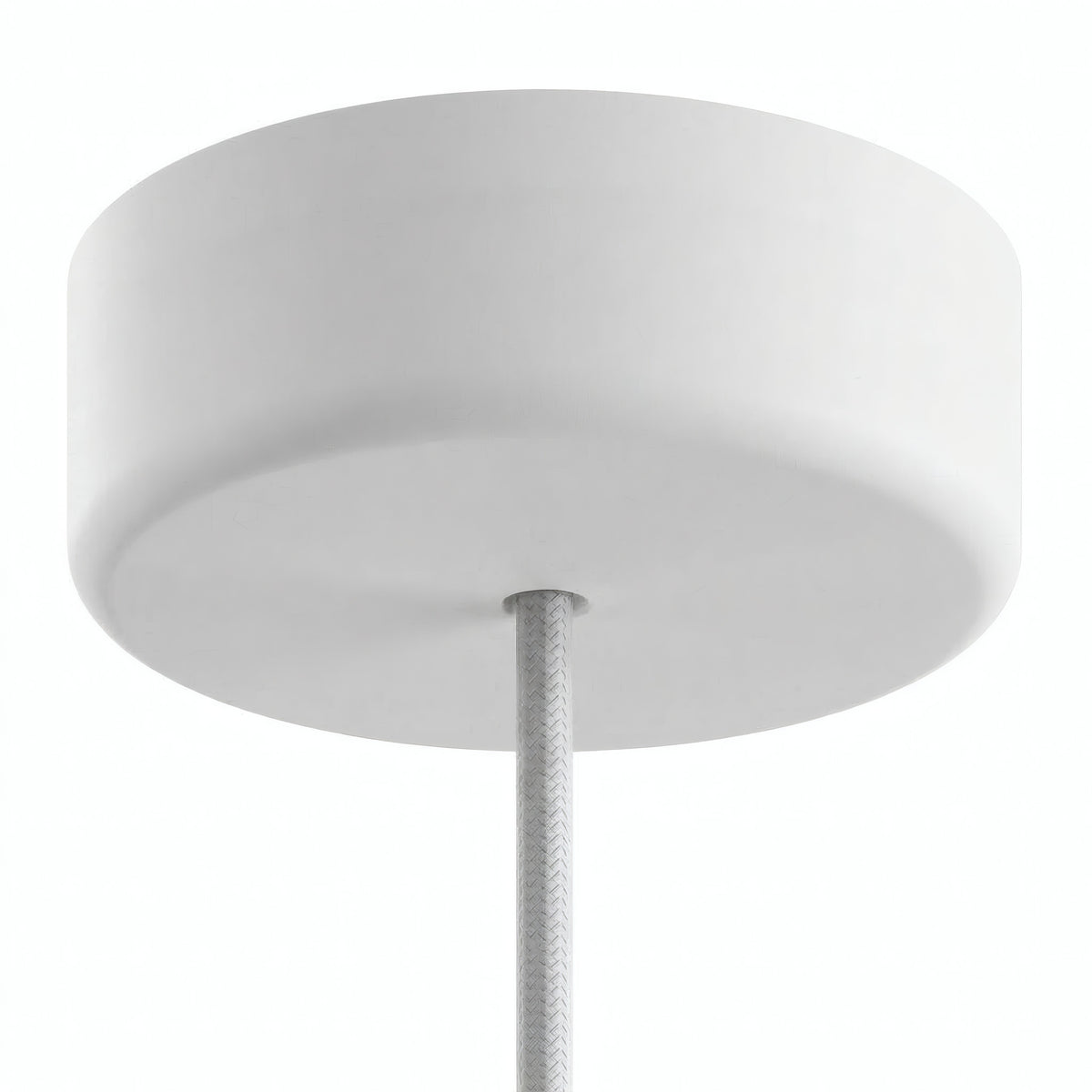 Rosone in silicone da esterno IP65, Ø 125 mm — Bianco