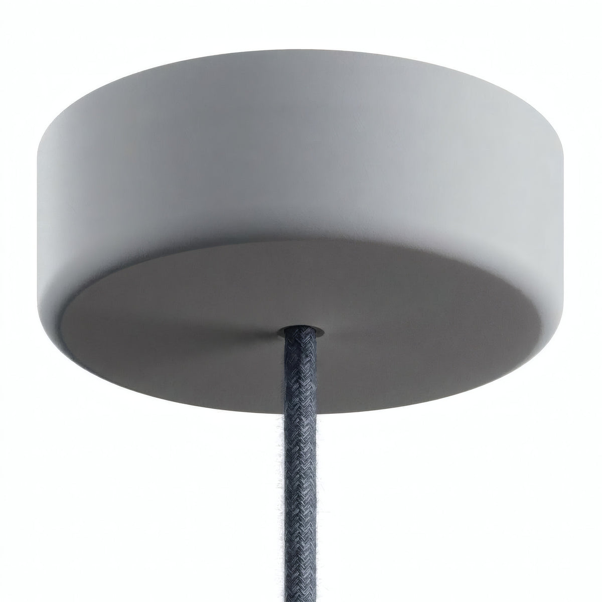 Rosone in silicone da esterno IP65, Ø 125 mm — Grigio ghiaccio
