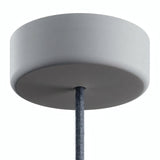 Rosone in silicone da esterno IP65, Ø 125 mm — Grigio ghiaccio