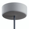 Rosone in silicone da esterno IP65, Ø 125 mm — Grigio ghiaccio