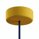 Rosone in silicone da esterno IP65, Ø 125 mm — Senape