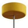 Rosone in silicone da esterno IP65, Ø 125 mm — Senape