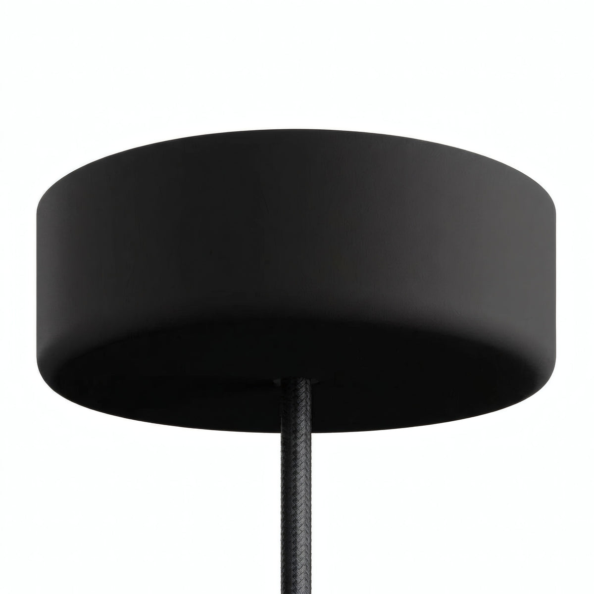 Rosone in silicone da esterno IP65, Ø 125 mm — Nero