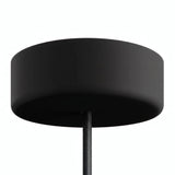 Rosone in silicone da esterno IP65, Ø 125 mm — Nero