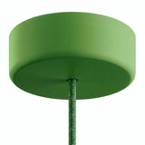 Rosone in silicone da esterno IP65, Ø 125 mm — Verde prato