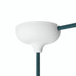 Rosone in silicone Ø 88 mm, foro centrale e uscita laterale — Bianco