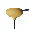 Rosone in silicone Ø 88 mm, foro centrale e uscita laterale — Senape