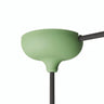 Rosone in silicone Ø 88 mm, foro centrale e uscita laterale — Verde prato