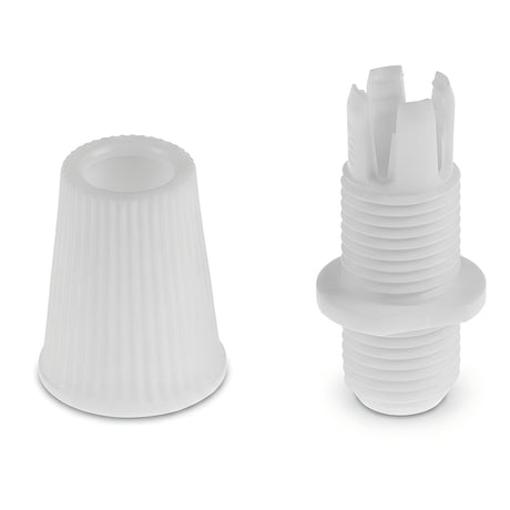 Serracavo conico per cavo tessile — Bianco
