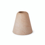 Base per lampada conica in ontano per portalampada E27 — Legno naturale