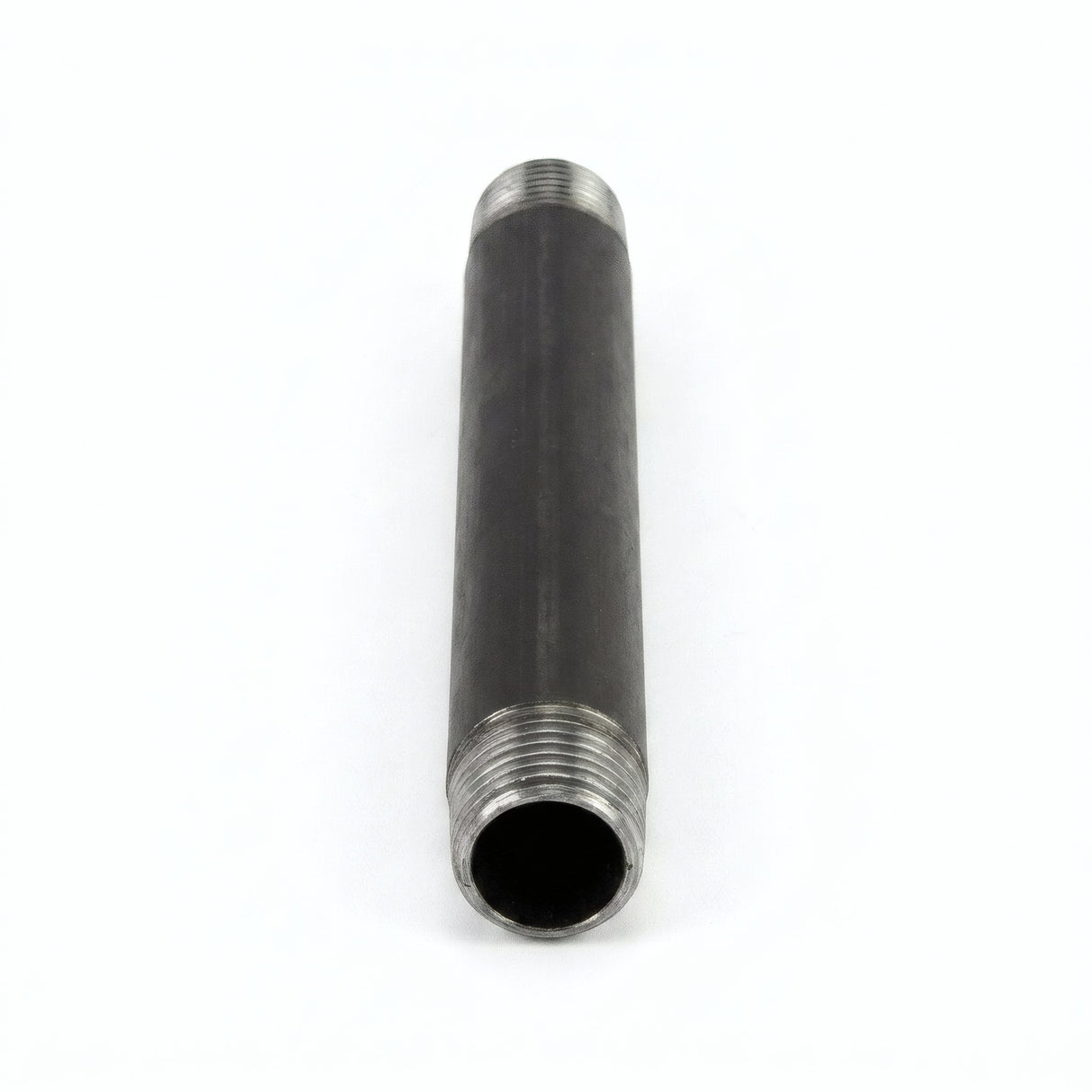 Tube 1/2'' - 15x21mm acier noir - fileté - photo produit fond blanc 3