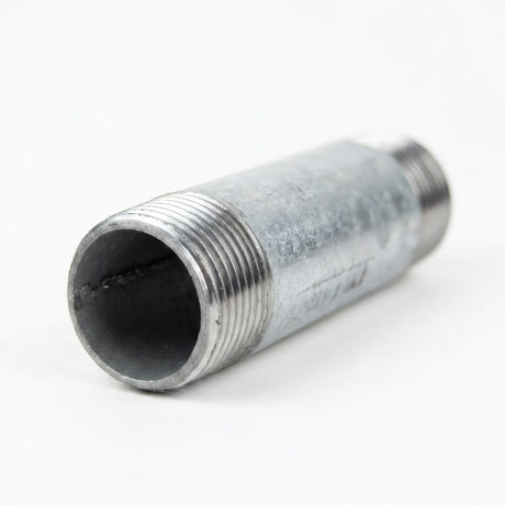 Tube 1'' sur-mesure - 26x34mm acier galvanisé - fileté - photo produit fond blanc 3