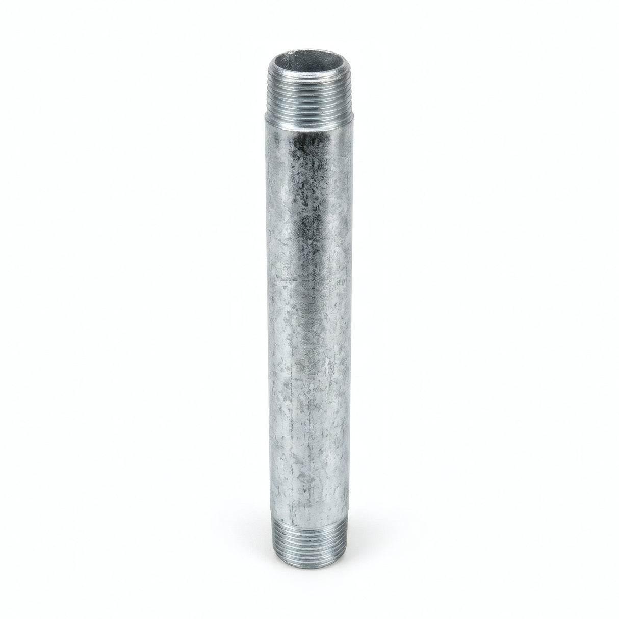Tube 3/8'' sur-mesure - 12x17mm acier galvanisé - fileté - photo produit fond blanc 1