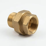 Union droite M/F conique laiton - photo produit fond blanc 4
