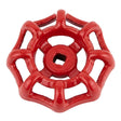 Volant rouge en fonte 58 mm pour vanne, style industriel