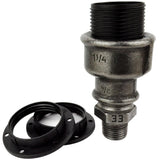 kit douille pour lampe en raccords et tuyaux de plomberie