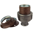 Kit portalampada E27 ruggine da 1/2'' per lampada