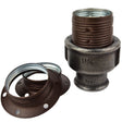 kit lampada idraulica con portalampada ruggine da 3/4''