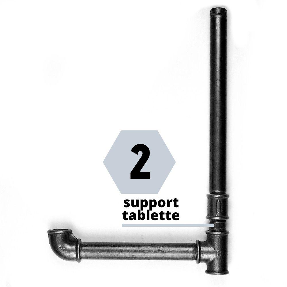 Kit montanti per mensole idrauliche su misura