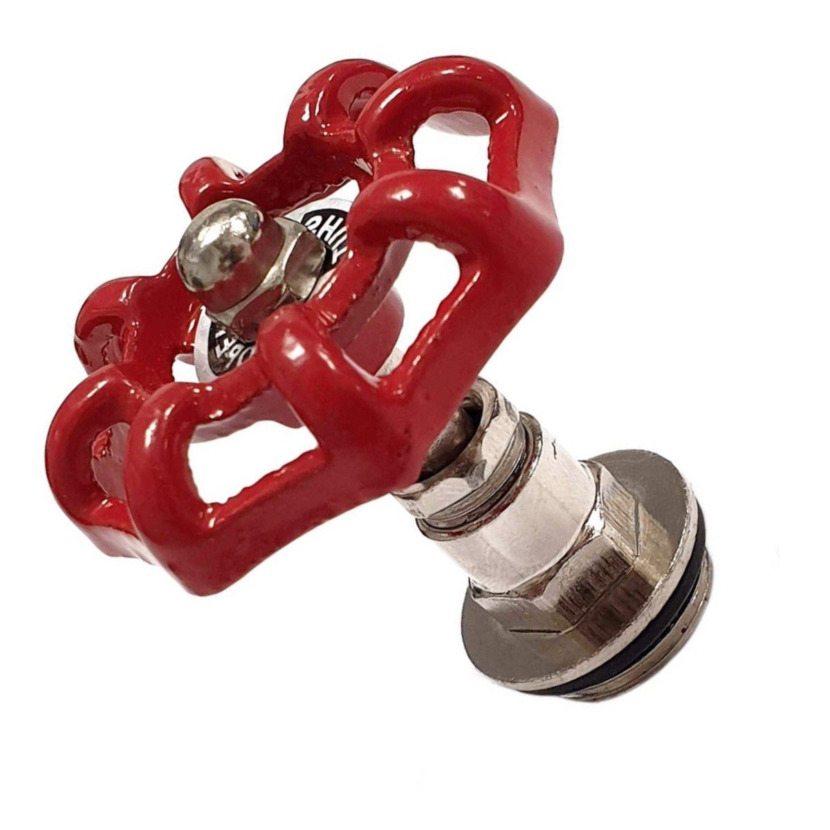 Testa valvola decorativa | volante rosso